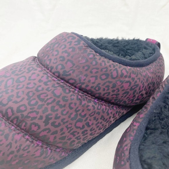 Sorel Shoes Sorel Go Bodega Run Puffer Faux Fur Purple Leopard